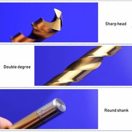 Custom 45 Solid Carbide Reamers High Hardness End Cutting Reamer TiAIN Coating